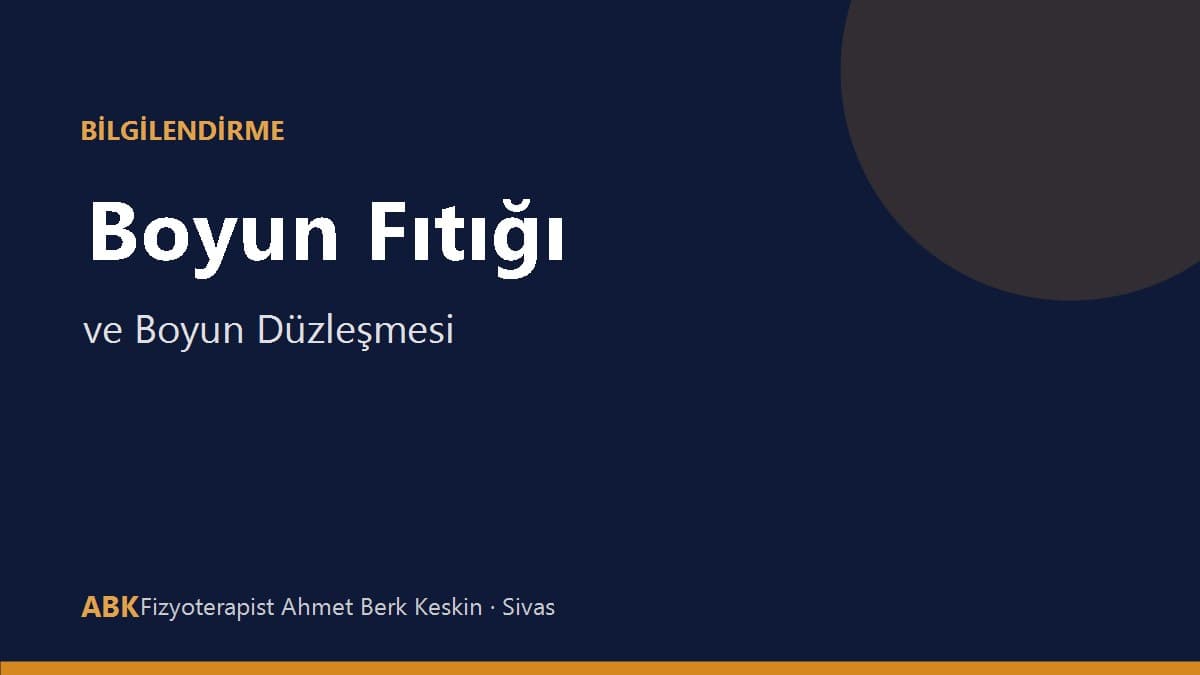 Boyun fıtığı ve boyun düzleşmesi (servikal) bilgilendirme görseli