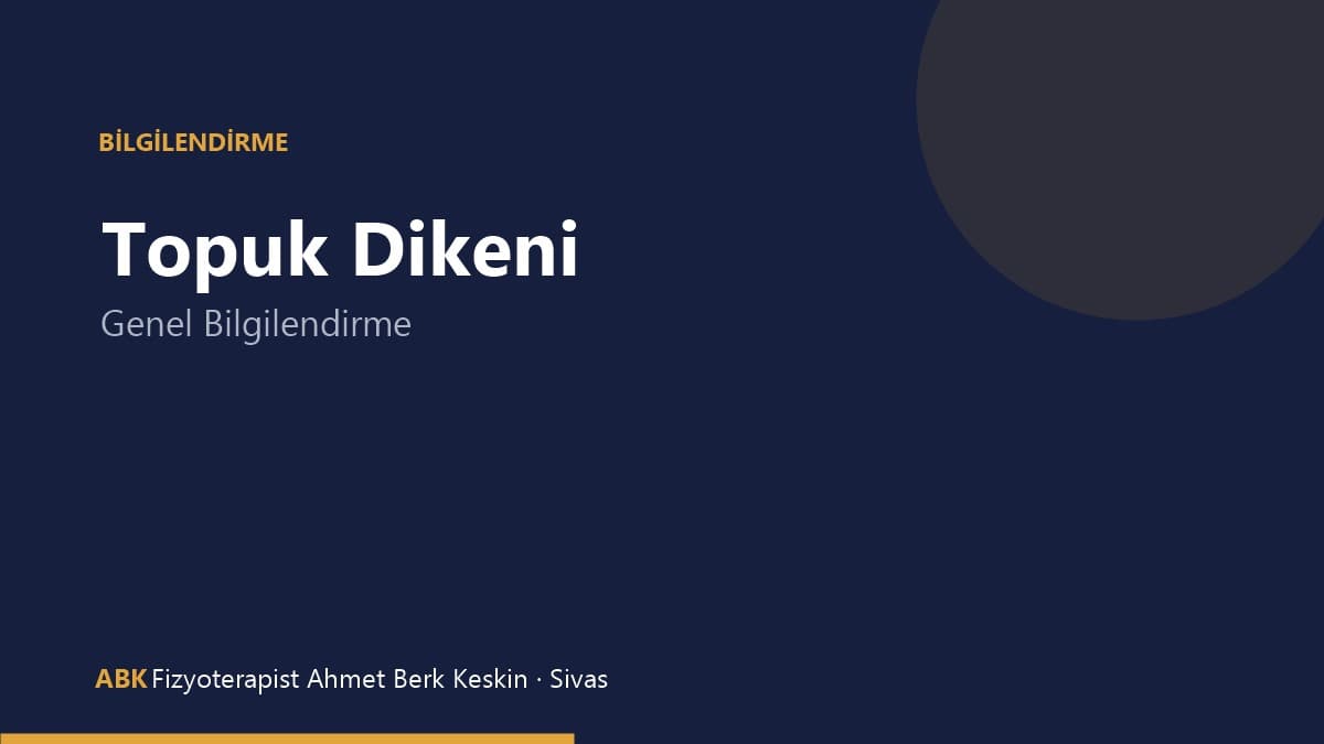 Topuk dikeni ve plantar fasiit fizyoterapi bilgilendirme görseli